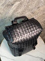 Мужской рюкзак Bottega Veneta мужской кожа черный 167099-9