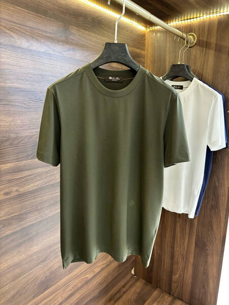 Мужская футболка Loro Piana мужской болотный 182596-3
