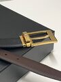 Мужской ремень Montblanc мужской кожа черный i6557336-1-4