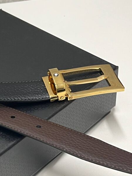 Мужской ремень Montblanc мужской кожа черный i6557336-1-4