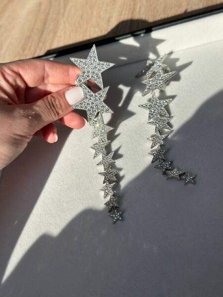 Серьги Saint Laurent женский белое золото n8218274-1