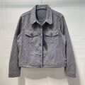 Мужская джинсовка Louis Vuitton мужской графитовый f5400311-1-8