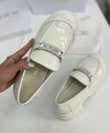 Дерби Christian Dior женский кожа белый 16285-4