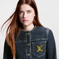 Куртка джинсовка Louis Vuitton женский джинса синий 147309-2