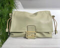 Сумка Fendi Mamma Baguette женский кожа горчичный 186381-2