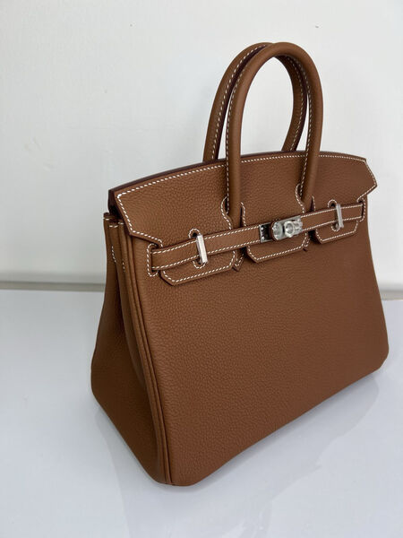 Сумка Hermès Birkin 25 женский кожа 139359-2