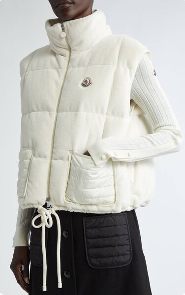 Жилет Moncler женский белый 162126