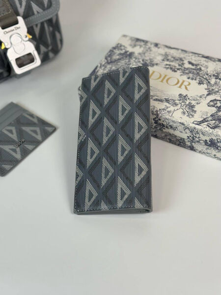 Мужской портмоне Christian Dior мужской графитовый 153042-2
