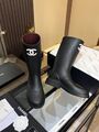 Женские сапоги Chanel женский резина черный h2206107-1-6