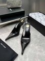 Женские туфли Saint Laurent женский кожа черный f3843227-1-5
