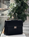 Мужской портфель Montblanc мужской кожа черный 195472-4