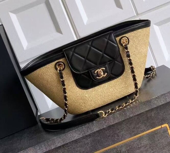 Сумка Chanel женский кожа черный 199641