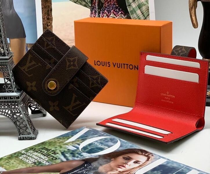 Визитница Louis Vuitton женский кожа 16001