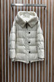 Пуховик Brunello Cucinelli женский белый 127623-3