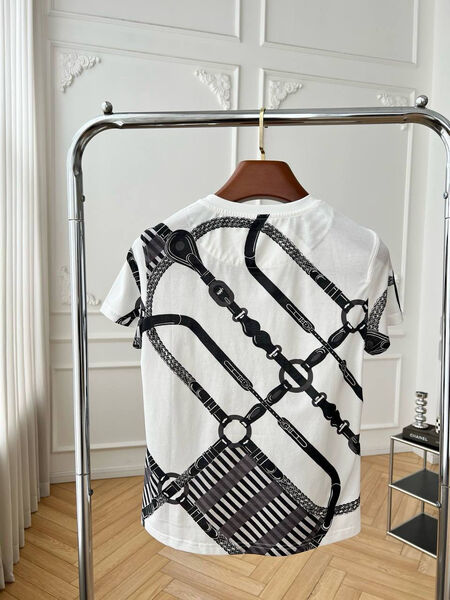 Футболка Hermès женский белый 194306-4