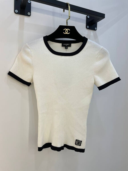 Футболка Chanel женский белый 183516-2