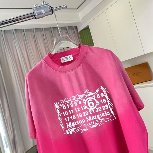 Мужская футболка Maison Margiela мужской хлопок розовый n6462984-1-7