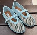 Балетки Alaïa женский кожа бирюзовый 185958-1