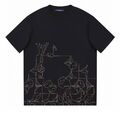 Мужская футболка Louis Vuitton мужской черный 143776-1