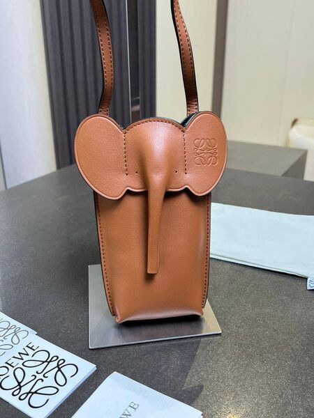 Cумка Loewe женский кожа коричневый o1851440-1