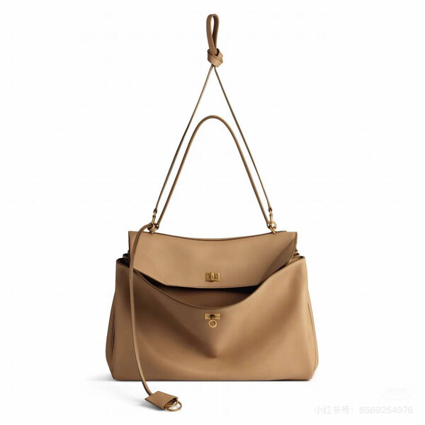 Сумка Balenciaga Rodeo женский кожа бежевый 163176-2