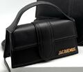 Сумка Jacquemus женский кожа swift черный,серебристый 75868
