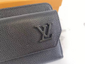 Мужской портмоне Louis Vuitton мужской кожа черный 52030-5