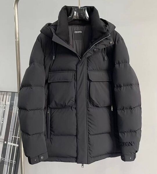 Мужской пуховик Zegna мужской черный 169615