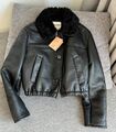 Куртка Miu Miu женский кожа черный 164506