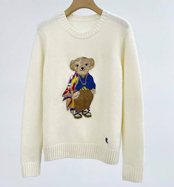Свитер Ralph Lauren женский вязаная ткань белый 93225