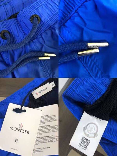 Мужские шорты Moncler мужской синий 143401-4