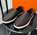 Мужские лоферы Hermès мужской кожа 193032-1