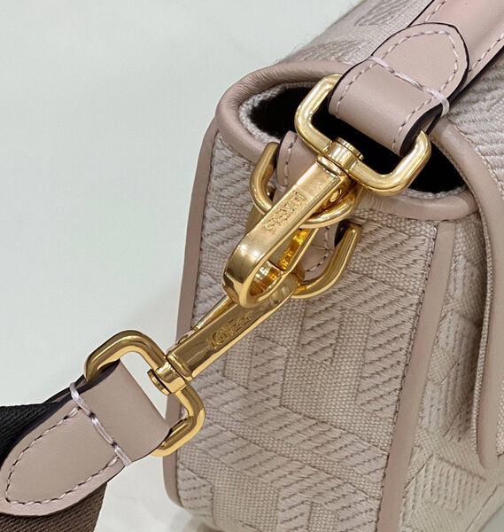 Сумка Fendi Baguette женский текстиль розовый 142096-4