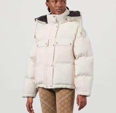 Пуховик Gucci женский белый 123825