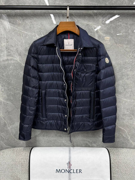 Мужская куртка Moncler мужской синий 200982-3
