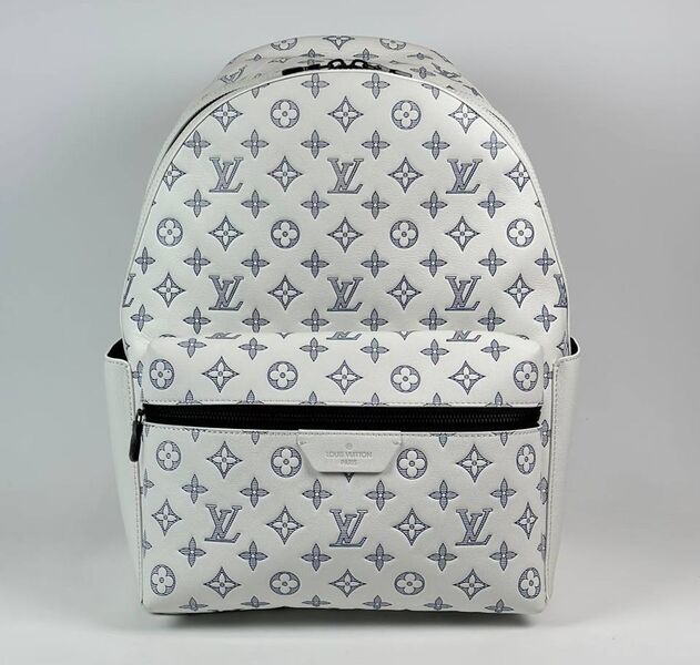 Мужской рюкзак Louis Vuitton мужской канва белый 152751
