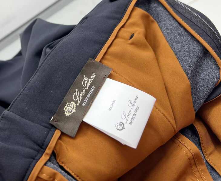 Мужские брюки Loro Piana мужской черный 134974-7