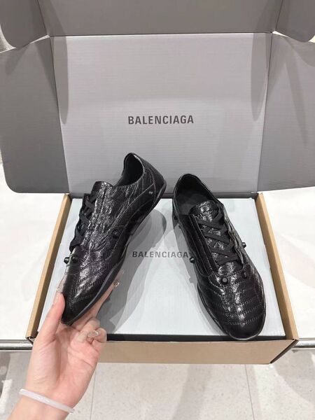 Женские кеды Balenciaga женский кожа черный s3625693-1-9