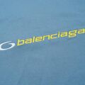 Футболка Balenciaga женский голубой p0088883-1-9