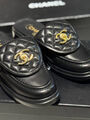 Мюли Chanel женский кожа черный 173889-2