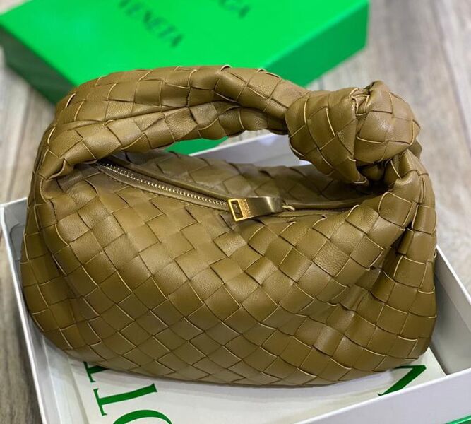 Сумка Bottega Veneta женский кожа болотный 72627