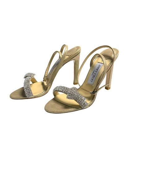 Босоножки Jimmy Choo женский бронзовый 4989-3