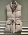 Жилет двусторонний Loro Piana женский бежевый 22803-1