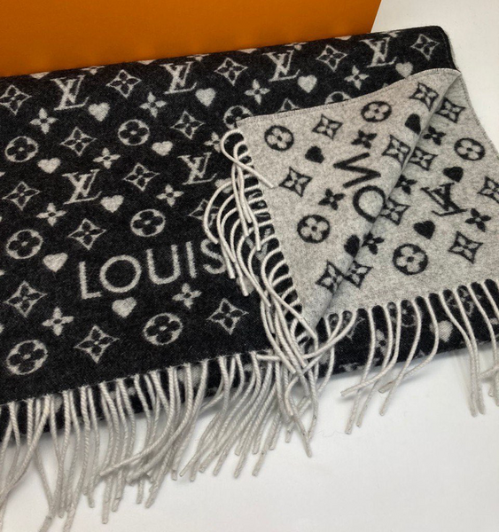 Мужской шарф Louis Vuitton мужской черный 54261