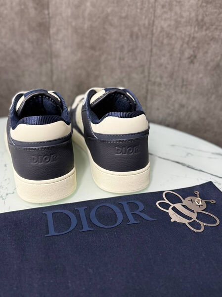 Мужские кроссовки Christian Dior мужской кожа белый 190024-5