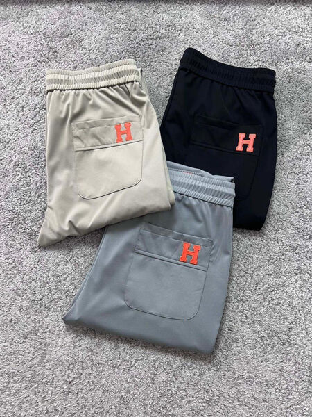 Мужские брюки Hermès мужской бежевый 112595-4