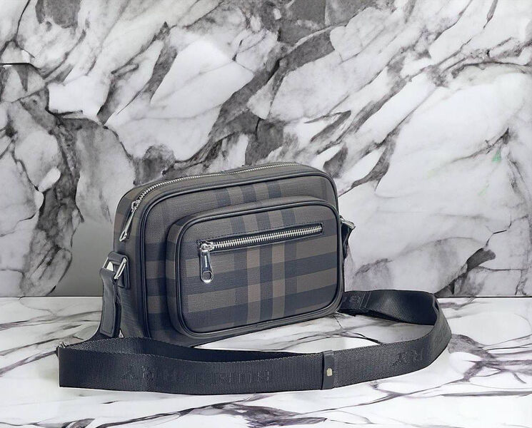 Мужская сумка мессенджер Burberry мужской кожа 149973-4
