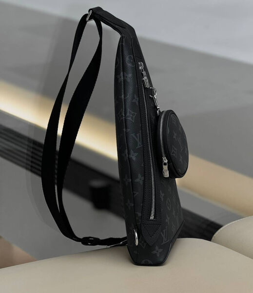 Мужская сумка слинг Louis Vuitton мужской канва черный 115814-16