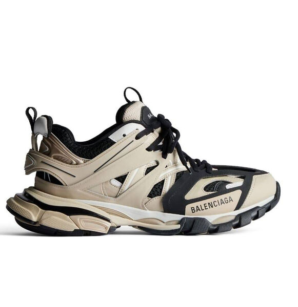Кроссовки Balenciaga женский кожа бежевый 146040-4