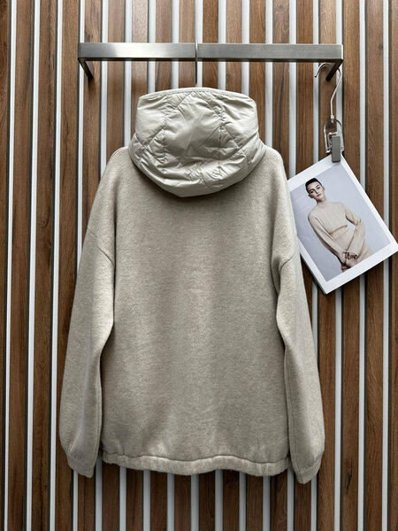 Куртка с жилеткой Brunello Cucinelli женский графитовый 156972-6